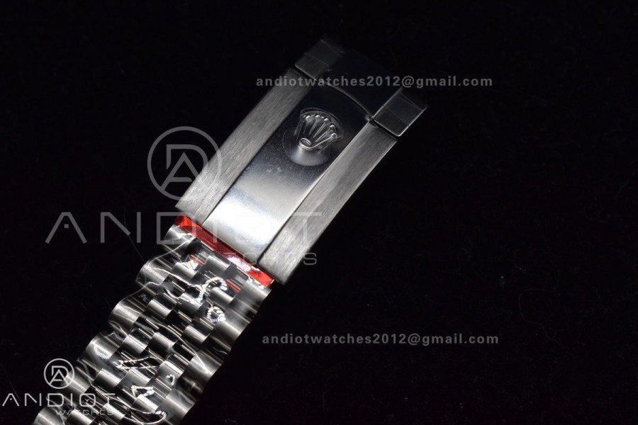 DateJust 41 126334 Clean 1:1 Best Edition 904L Steel Green Stick Dial on Jubilee Bracelet VR3235