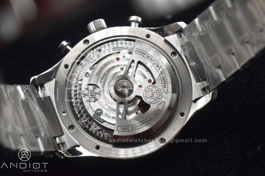 Portuguese Chrono IW3716 V6SF 1:1 Best Edition White Dial on SS Bracelet A69355