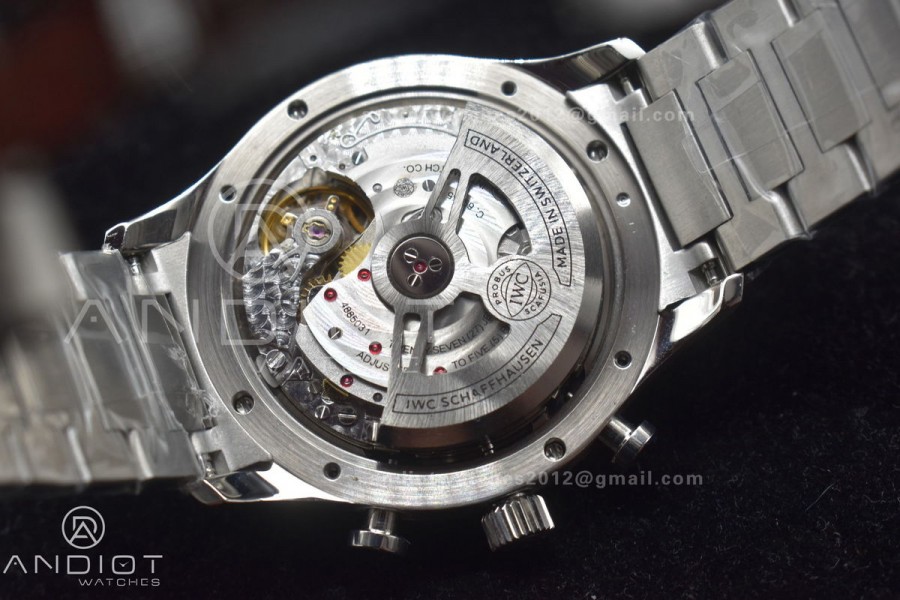 Portuguese Chrono IW3716 V6SF 1:1 Best Edition White Dial on SS Bracelet A69355