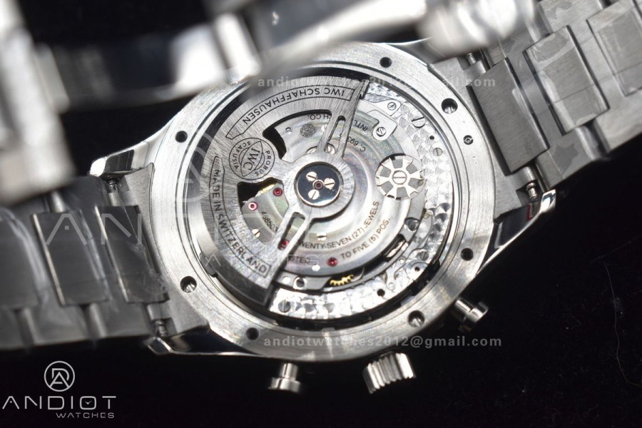 Portuguese Chrono IW3716 V6SF 1:1 Best Edition White Dial on SS Bracelet A69355