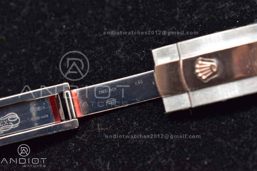 DateJust 41 126331 VSF 1:1 Best Edition 904L Steel Brown Dial on SS/RG Jubilee Bracelet VS3235