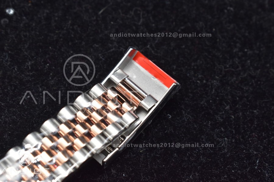 DateJust 41 126331 VSF 1:1 Best Edition 904L Steel Brown Dial on SS/RG Jubilee Bracelet VS3235