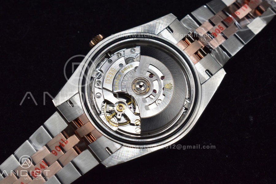 DateJust 41 126331 VSF 1:1 Best Edition 904L Steel Brown Dial on SS/RG Jubilee Bracelet VS3235