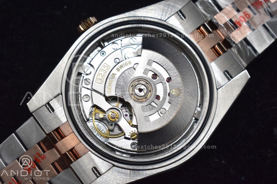 DateJust 41 126331 VSF 1:1 Best Edition 904L Steel Brown Dial on SS/RG Jubilee Bracelet VS3235