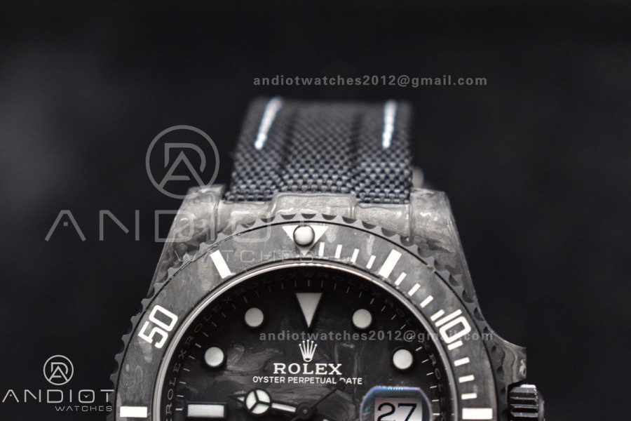 Submariner DIW DLC Sandblasted VSF 1:1 Best Edition Black/Blue Dial on DLC Bracelet VS3135