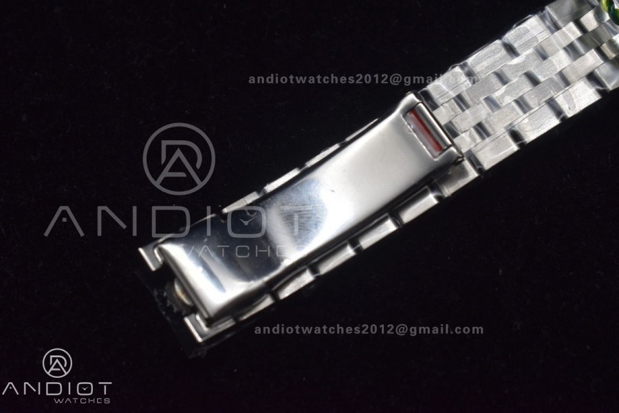 DateJust 31 Ladies 278289 WF 316L Steel White Dial Fluted Bezel On President Syle Bracelet