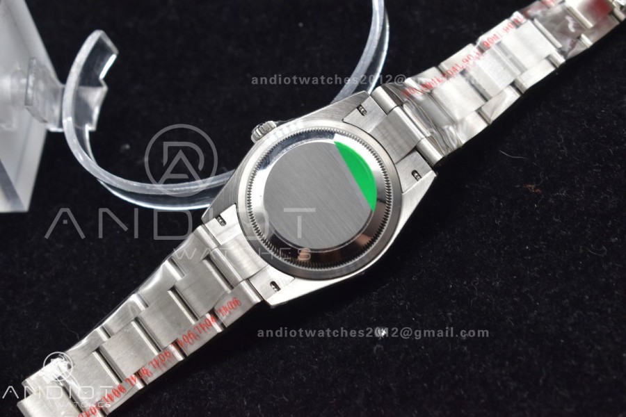 DateJust 36 DIWF 1:1 Best Edition 904L Steel Blue Diamonds Dial on Oyster Bracelet SA3235