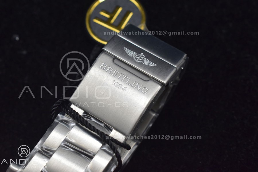Avenger Chrono SS TF 1:1 Best Edition Black Dial on SS Bracelet A7750