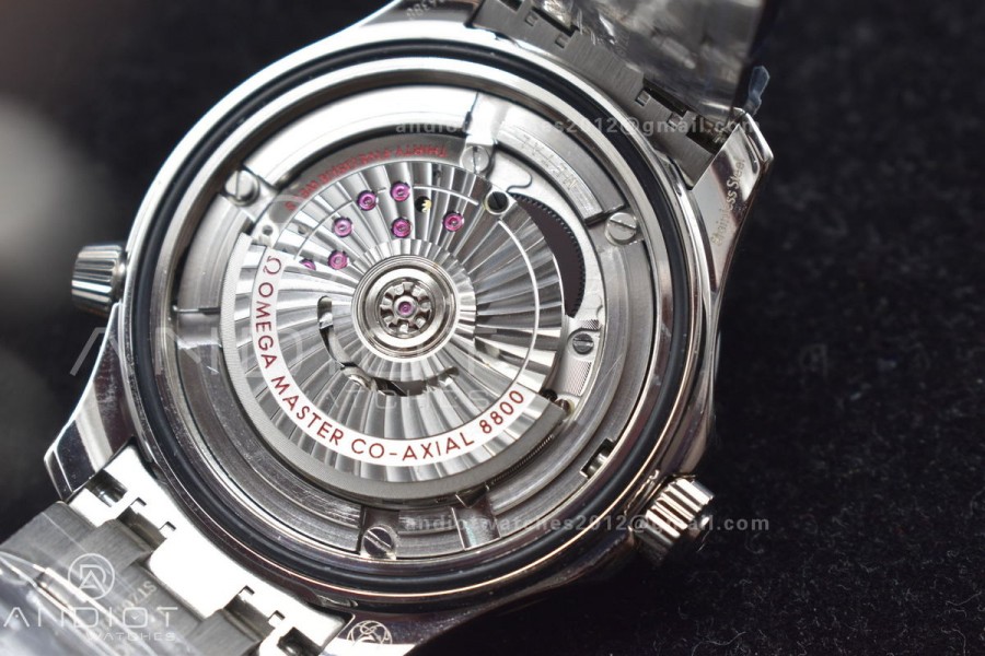 Seamaster Diver 300M VSF 1:1 Best Edition Black Ceramic White Dial on SS Bracelet A8800