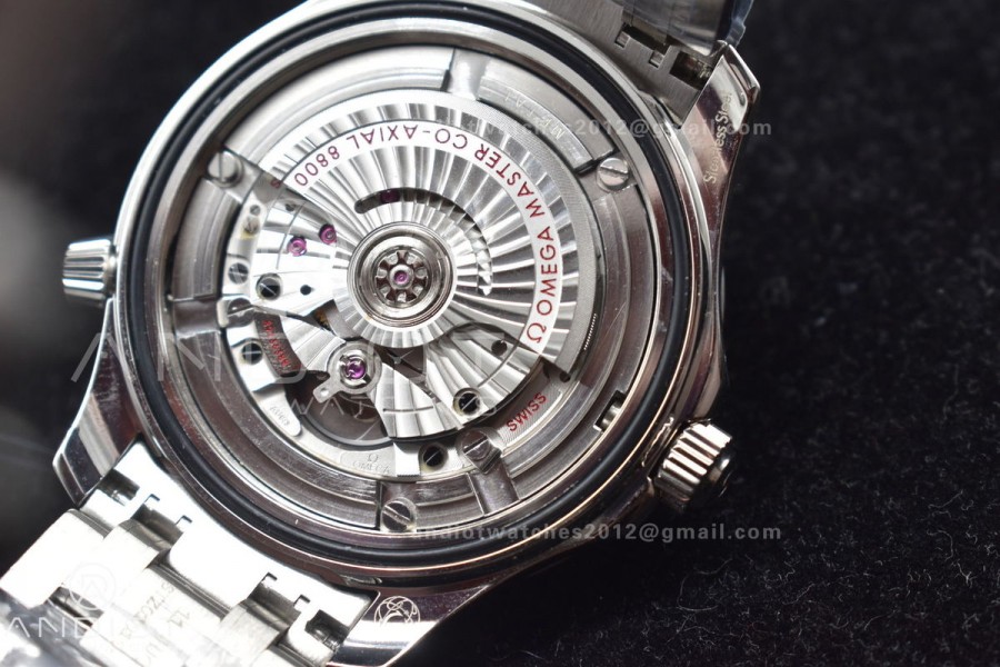 Seamaster Diver 300M VSF 1:1 Best Edition Black Ceramic White Dial on SS Bracelet A8800