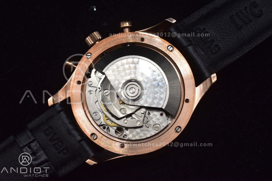 Portuguese Chrono IW371482 ZF 1:1 Best Edition on Black Leather Strap A7750 (Same Thickness as Genuine)