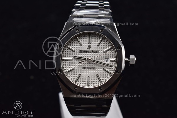 Royal Oak 41mm 15400 APSF 1:1 Best Edition White T...