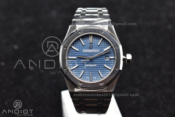 Royal Oak 41mm 15400 APSF 1:1 Best Edition Blue Te...
