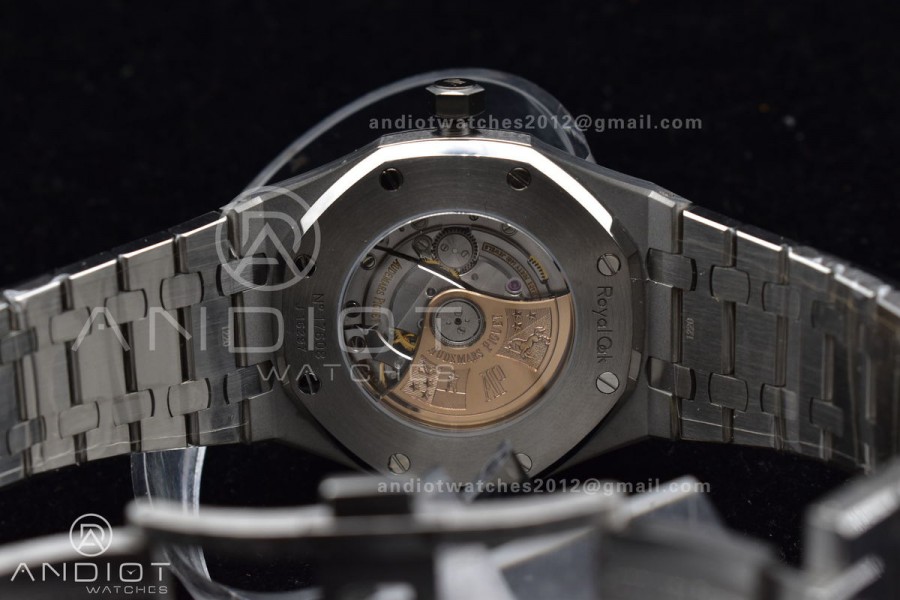 Royal Oak 41mm 15400 APSF 1:1 Best Edition Blue Textured Dial on SS Bracelet A3120