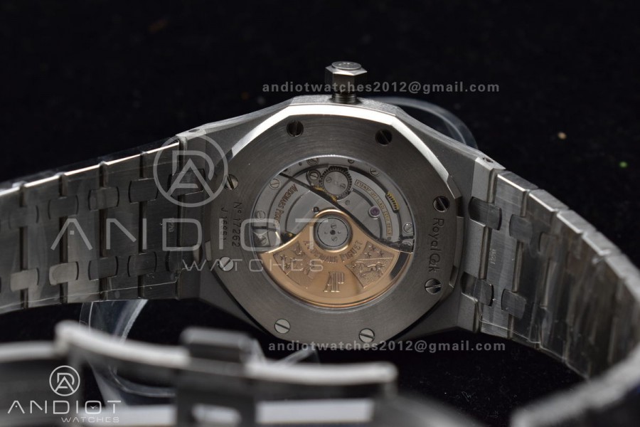 Royal Oak 41mm 15400 APSF 1:1 Best Edition Black Textured Dial on SS Bracelet A3120
