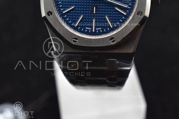 Royal Oak 39mm 15202 SS ZF 1:1 Best Edition Blue T...