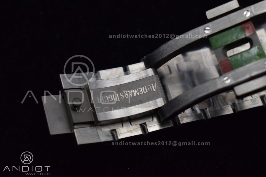 Royal Oak 39mm 15202 SS ZF 1:1 Best Edition Blue Textured Dial on SS Bracelet A2121 