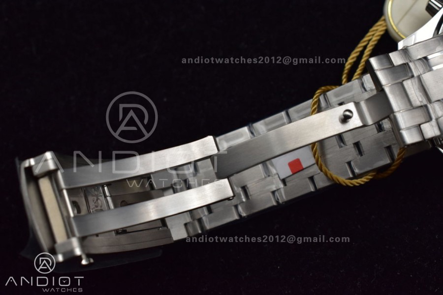 Seamaster 300M Chrono SS OMF 1:1 Best Edition Gray Dial on SS Bracelet A9900 