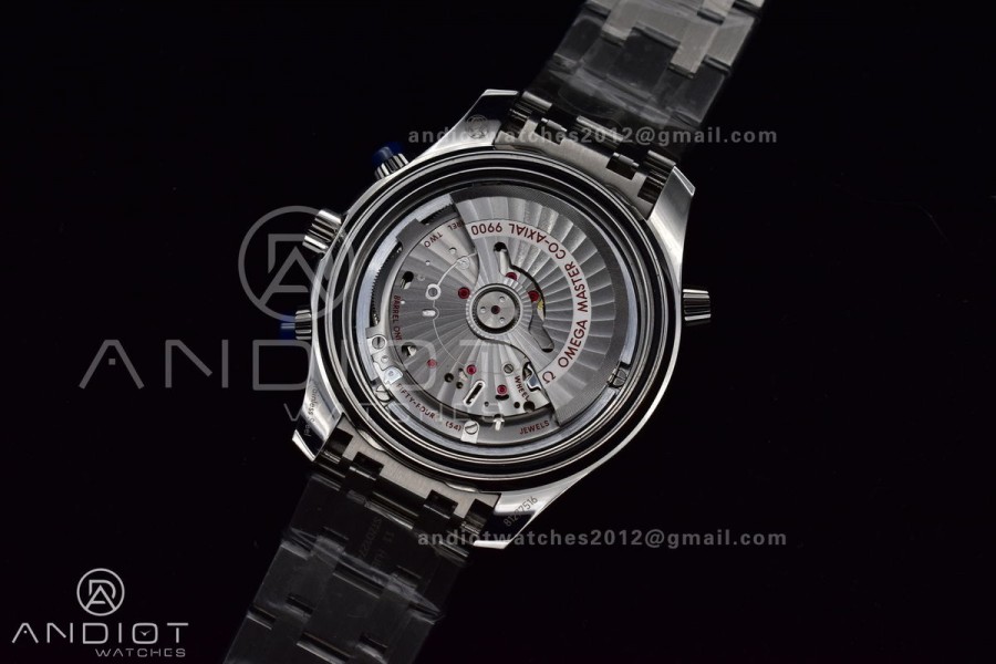 Seamaster 300M Chrono SS OMF 1:1 Best Edition Gray Dial on SS Bracelet A9900 