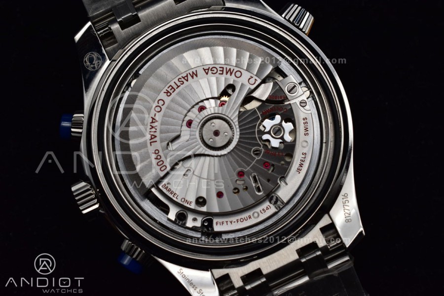 Seamaster 300M Chrono SS OMF 1:1 Best Edition Gray Dial on SS Bracelet A9900 