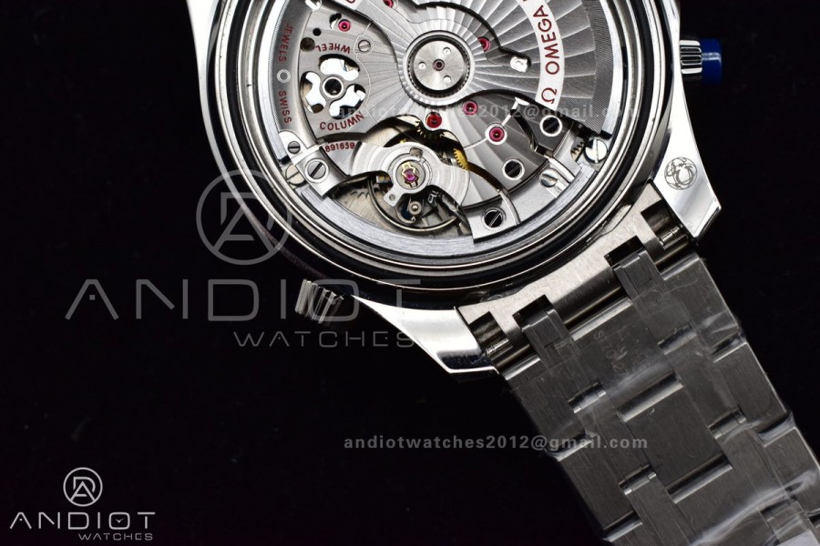 Seamaster 300M Chrono SS OMF 1:1 Best Edition Gray Dial on SS Bracelet A9900 