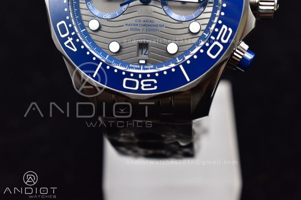 Seamaster 300M Chrono SS OMF 1:1 Best Edition Gray...