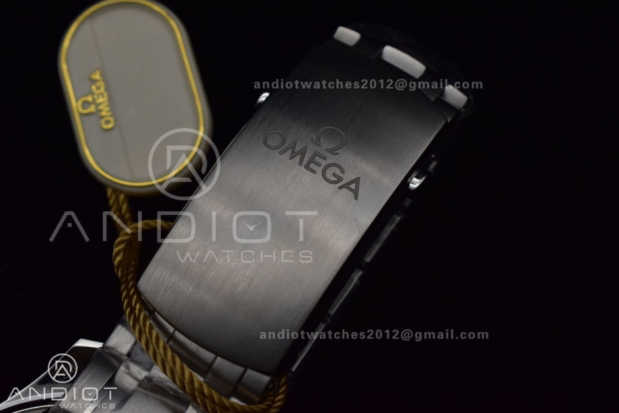 Seamaster 300M Chrono SS OMF 1:1 Best Edition Gray Dial on SS Bracelet A9900 