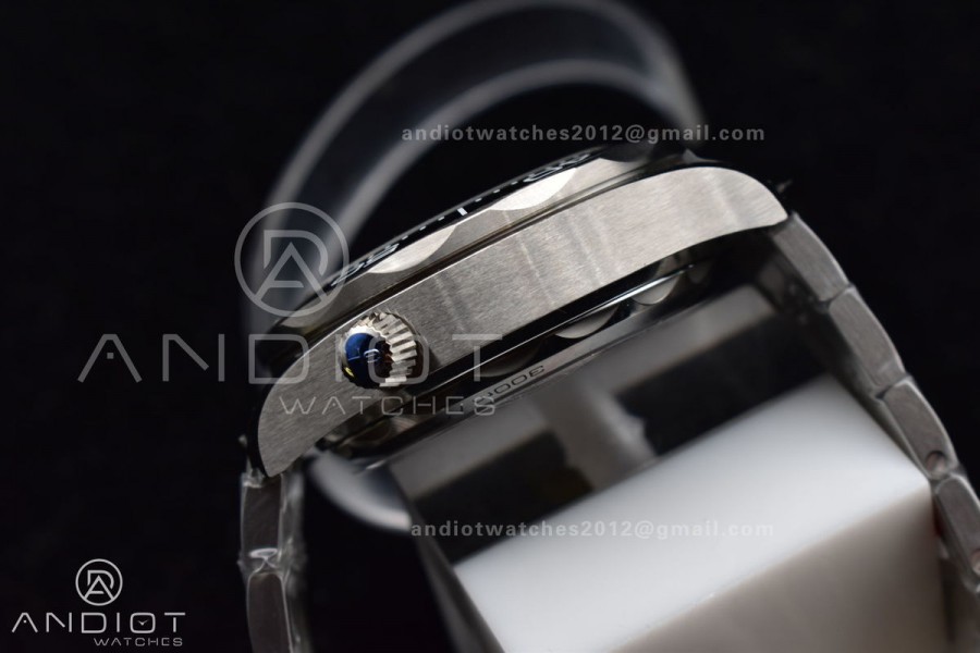 Seamaster 300M Chrono SS OMF 1:1 Best Edition Black Dial on SS Bracelet A9900 