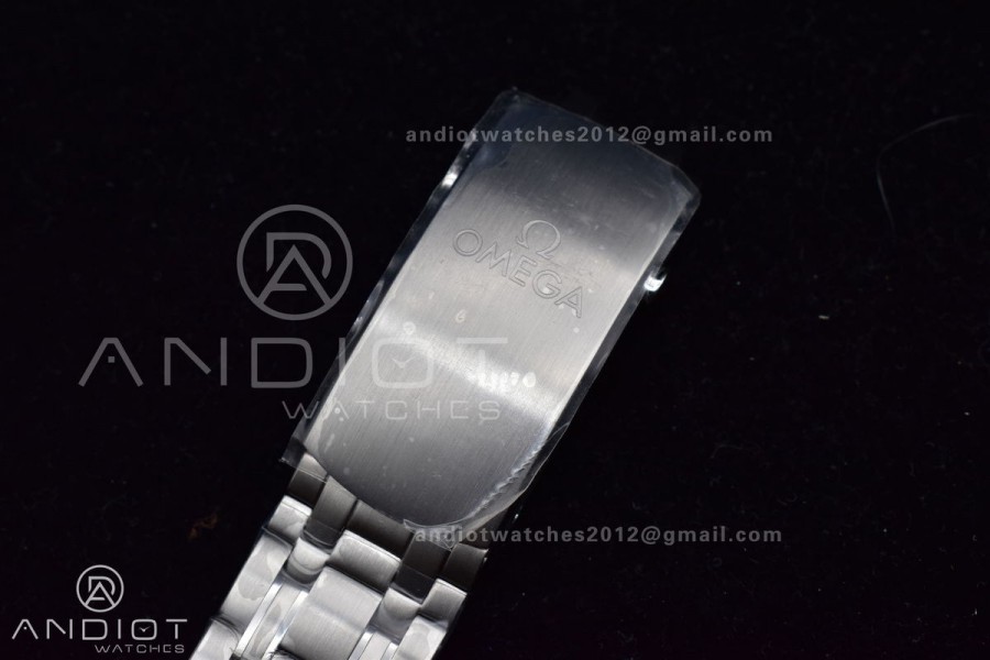 Seamaster 300M Chrono SS OMF 1:1 Best Edition Black Dial on SS Bracelet A9900 