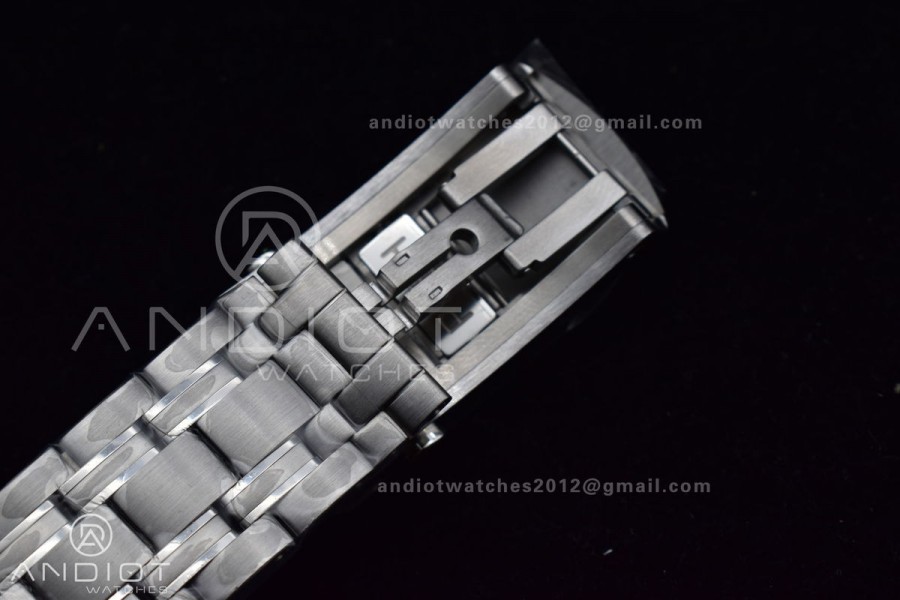 Seamaster 300M Chrono SS OMF 1:1 Best Edition Black Dial on SS Bracelet A9900 
