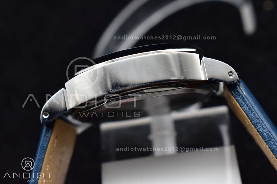 PAM1085 SS HWF 1:1 Best Edition on Blue Leather Strap A6497 