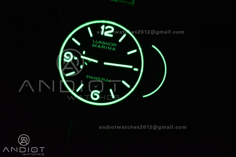 PAM1117 Titanium VSF 1:1 Best Edition Blue Dial on Blue Kevlar Composite Strap P.9010
