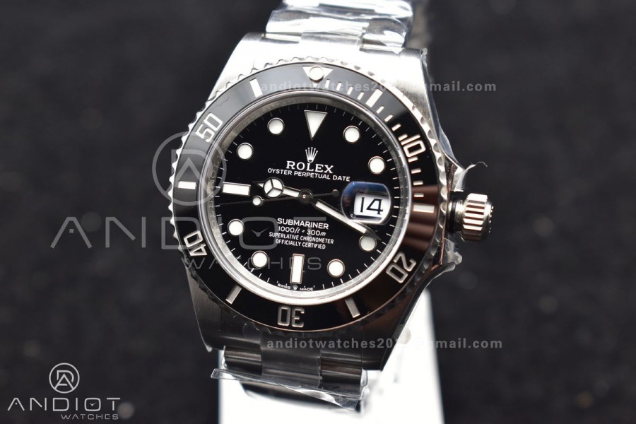 Submariner 41mm Clean 126610 LN Black Ceramic 904L Steel 3235 