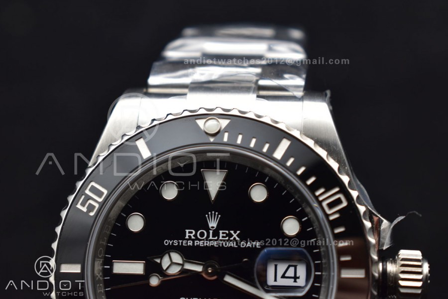 Submariner 41mm Clean 126610 LN Black Ceramic 904L Steel 3235 
