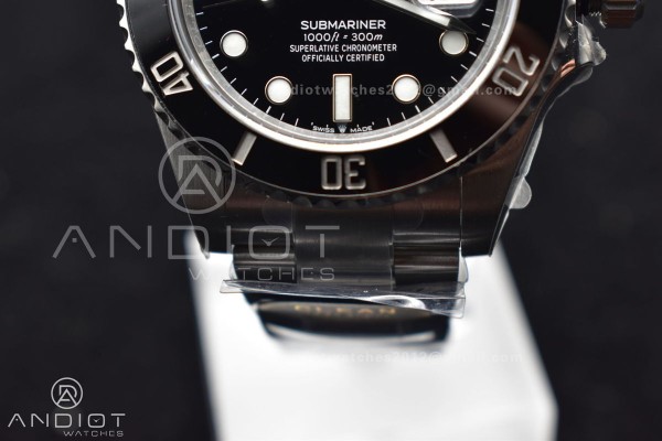 Submariner 41mm Clean 126610 LN Black Ceramic 904L...