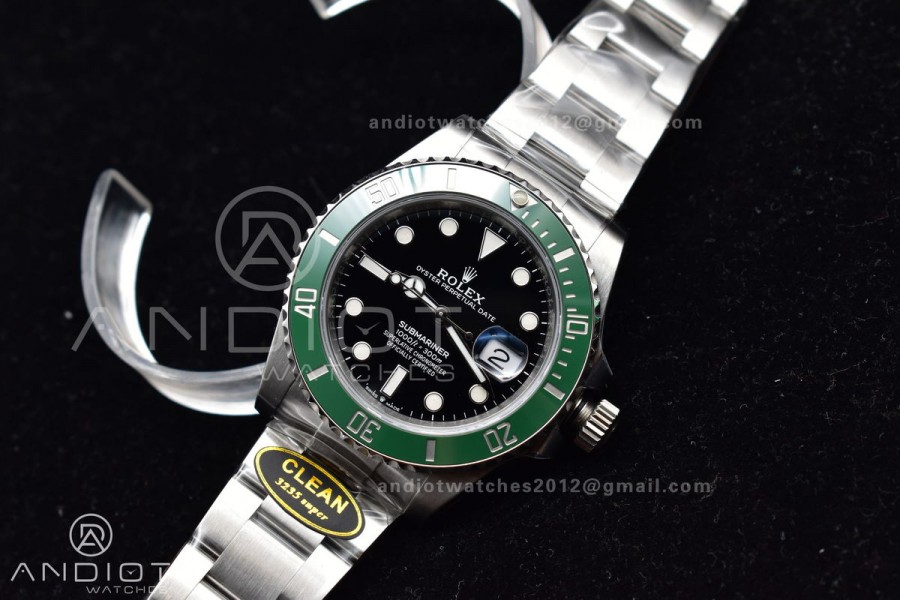 Submariner 41mm Clean 126610 LV Starbucks 904L Steel 3235 