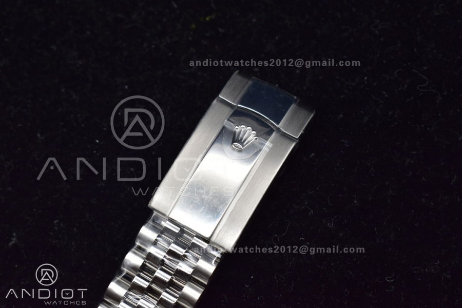 DateJust 41 126334 Clean 1:1 Best Edition 904L Steel Blue Stick Dial on Jubilee Bracelet 3235 
