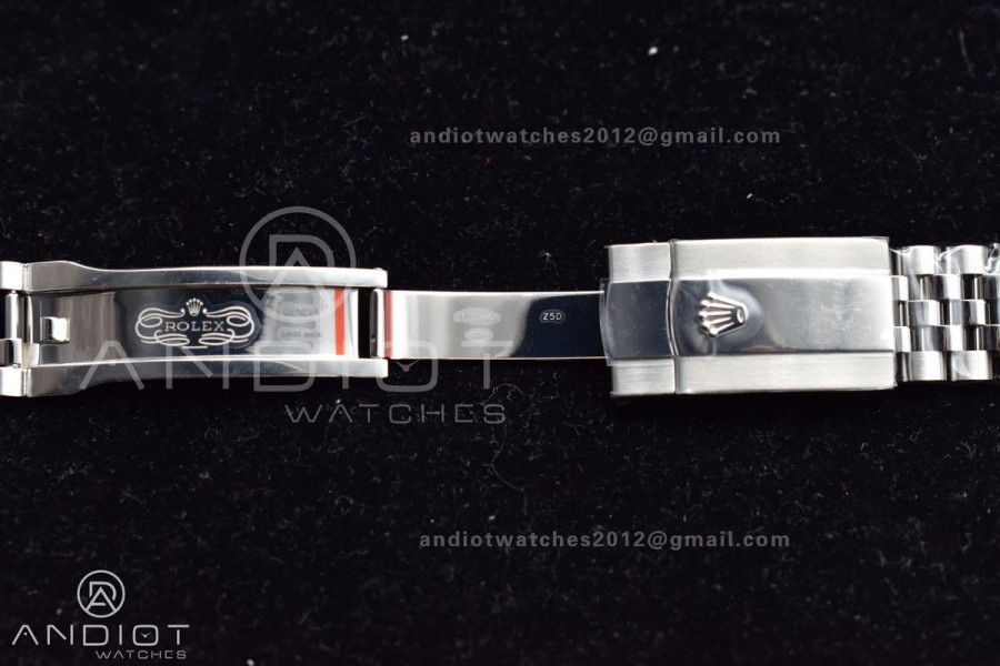DateJust 41 126334 Clean 1:1 Best Edition 904L Steel Blue Stick Dial on Jubilee Bracelet 3235 