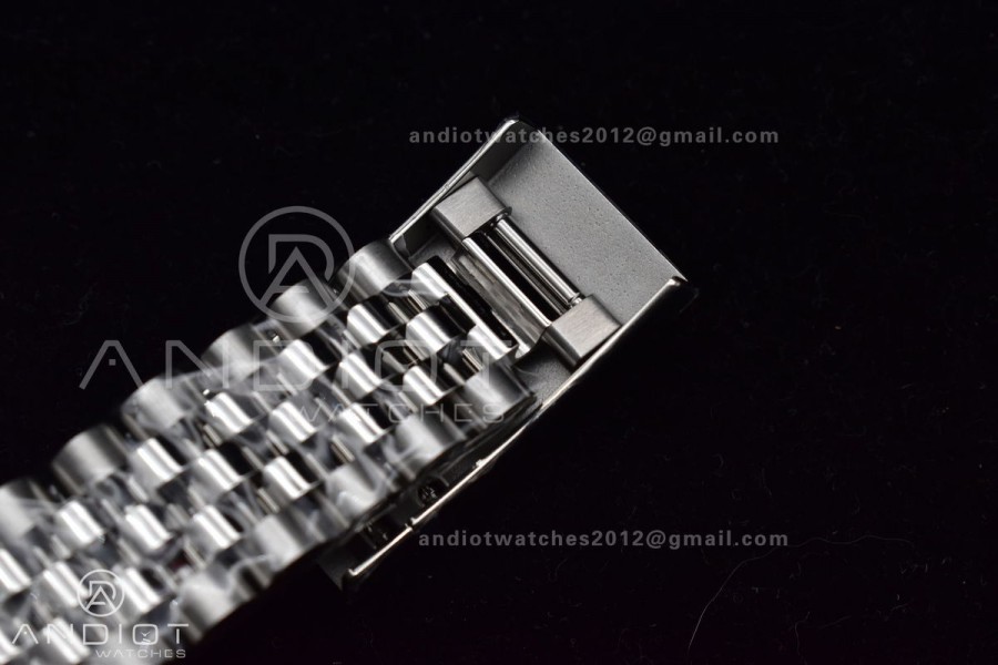 DateJust 41 126334 Clean 1:1 Best Edition 904L Steel Blue Stick Dial on Jubilee Bracelet 3235 