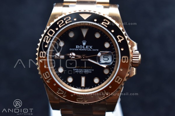 GMT-Master II 126715CHNR Black/Red Ceramic Clean F...