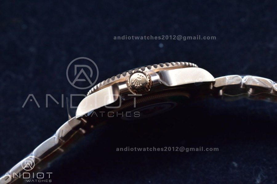 GMT-Master II 126715CHNR Black/Red Ceramic Clean Factory Best Edition on SS/RG Bracelet DD3285 CHS