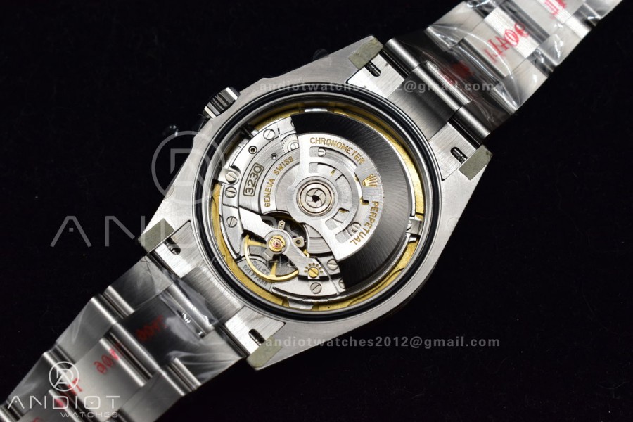 Air-King 126900 Clean 1:1 Best Edition 904L Steel Black Dial on SS Bracelet VR3230
