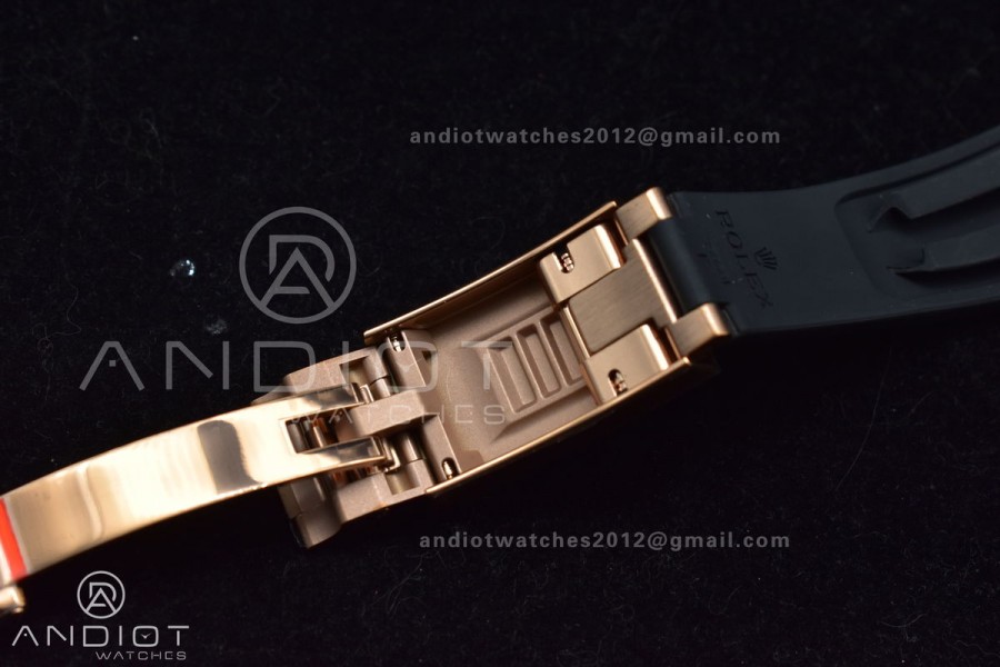 Yacht-Master 126655 VSF 1:1 Best Edition Black Ceramic Bezel on Oysterflex Rubber Strap VS3235