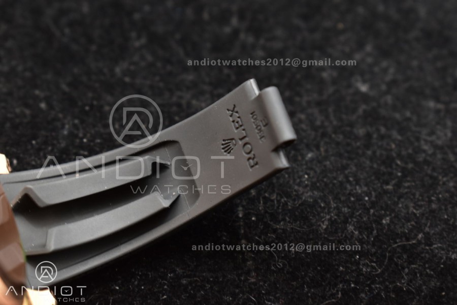 Yacht-Master 126655 VSF 1:1 Best Edition Black Ceramic Bezel on Oysterflex Rubber Strap VS3235
