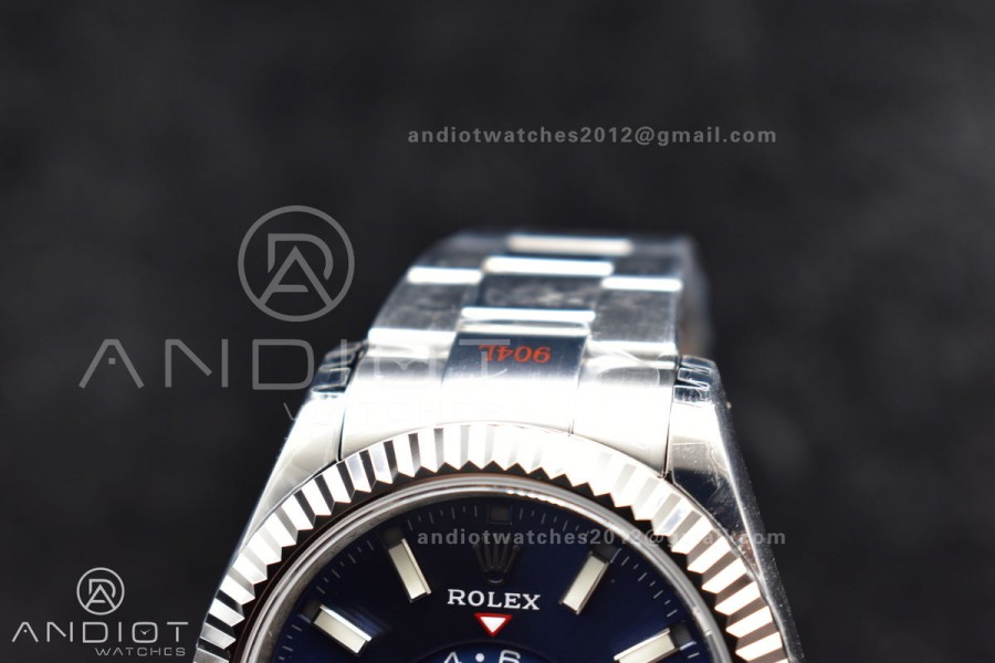 Skydweller SS Noob Best Edition Blue Dial on SS Oyster Bracelet A23J