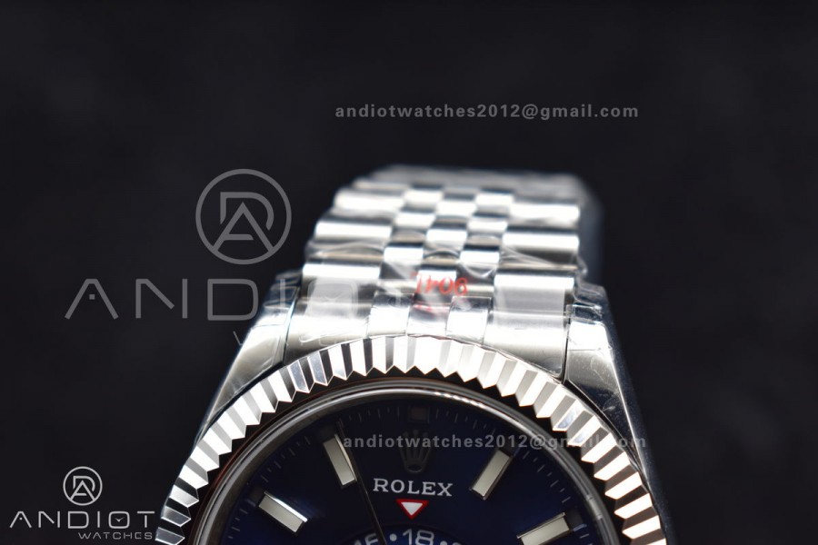 Skydweller SS Noob Best Edition Blue Dial on SS Jubilee Bracelet A23J