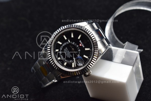 Skydweller SS Noob Best Edition Black Dial on SS O...