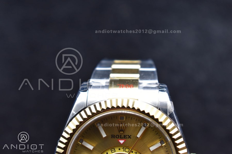 Skydweller SS/YG Noob Best Edition YG Dial on SS/YG Bracelet A23J