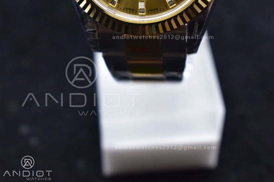 Skydweller SS/YG Noob Best Edition YG Dial on SS/YG Bracelet A23J