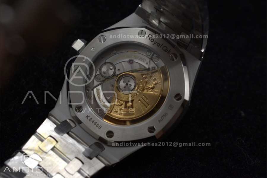 Royal Oak 37mm 15454 Frosted SS APSF 1:1 Best Edition Grey Textured Dial on SS Bracelet SA3120 Super Clone